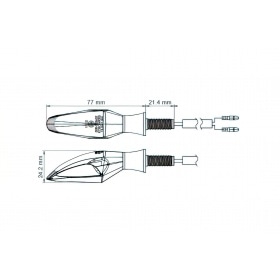 Indicators LED Koso Storm w. CE marking
