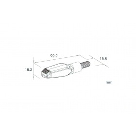 Indicators LED Koso GW-01 w. CE marking
