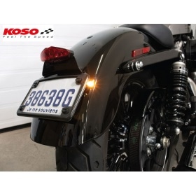 Indikatori LED ar aizmugurējo gaismu Koso Nano melns