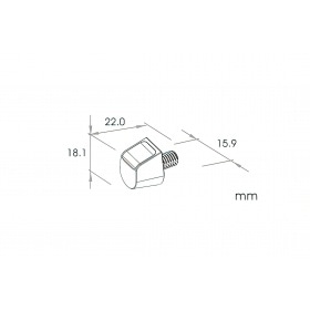 Indikators ar aizmugurējās gaismas LED Koso Ion