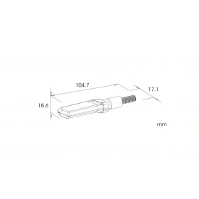 Indicators LED Koso GW-02 w. CE marking