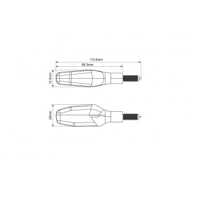 LED Indicators Koso GW-04 White