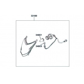 Headlight – original spare part Kymco Agility 50cc 10 inch