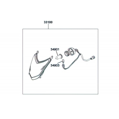 Headlight – original spare part Kymco Agility 50cc 10 inch Headlight – original spare part Kymco Agility 50cc 10 inch