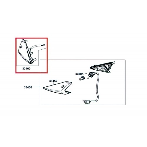 Indicator front right – original spare part Kymco Agility RS 12 inch Indicator front right – original spare part Kymco Agility RS 12 inch