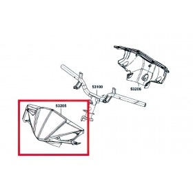 Крышка руля передняя - оригинальная запасная часть Kymco Agility RS 50cc