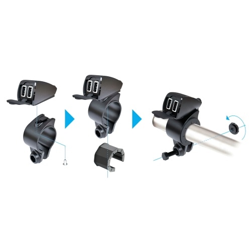 USB lādētājs Fix Trek ūdensizturīgs USB lādētājs Fix Trek ūdensizturīgs