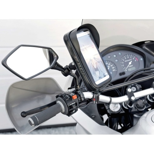 Viedtālruņa turētājs Opti Mirror ar 9-14 mm skavu Viedtālruņa turētājs Opti Mirror ar 9-14 mm skavu