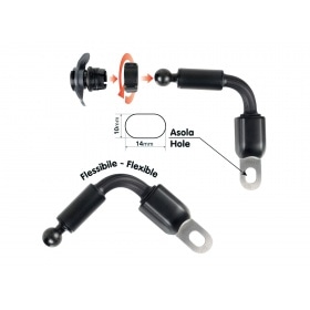 Viedtālruņa turētājs Opti Arm elastīgs 10x14 mm