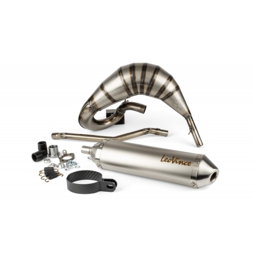 LeoVince Exhaust X-Fight Aprilia RX / SX 2006-2012 with homologation LeoVince Exhaust X-Fight Aprilia RX / SX 2006-2012 with homologation