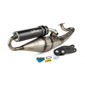 Глушитель LeoVince Handmade TT Black Edition Yamaha Aerox / MBK NItro w. homologation