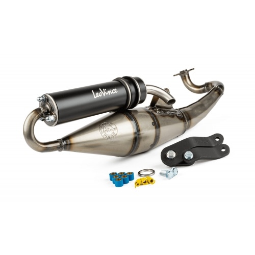 Глушитель LeoVince Handmade TT Black Edition Yamaha Aerox / MBK NItro w. homologation Глушитель LeoVince Handmade TT Black Edition Yamaha Aerox / MBK NItro w. homologation