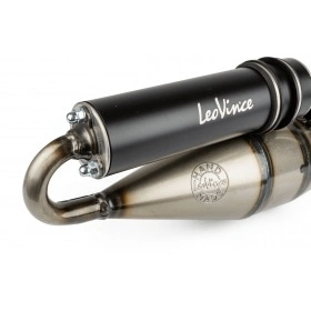 Leovince Exhaust Handmade TT Black Edition Yamaha Aerox / MBK NItro w. homologation