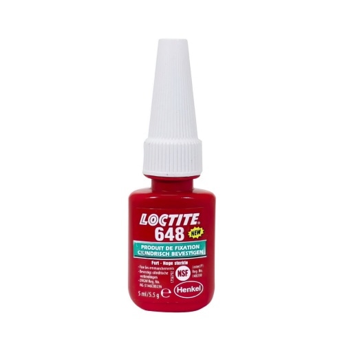 Augstas stiprības gultņu līme Loctite 648 5ml Augstas stiprības gultņu līme Loctite 648 5ml