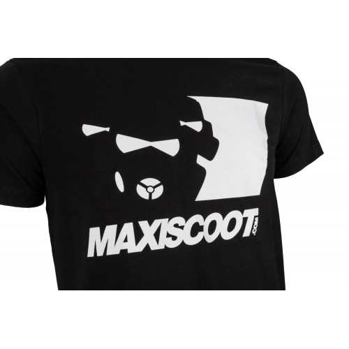T-shirt Maxiscoot black T-shirt Maxiscoot black
