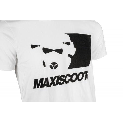 T-shirt Maxiscoot white T-shirt Maxiscoot white