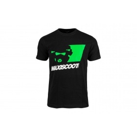 T-shirt Maxiscoot black / green