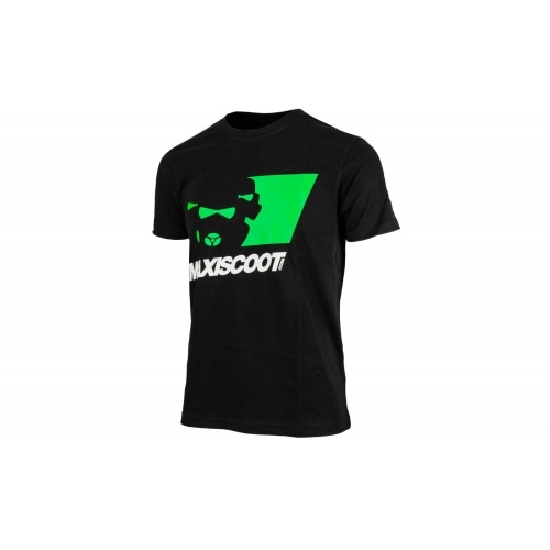T-shirt Maxiscoot black / green T-shirt Maxiscoot black / green