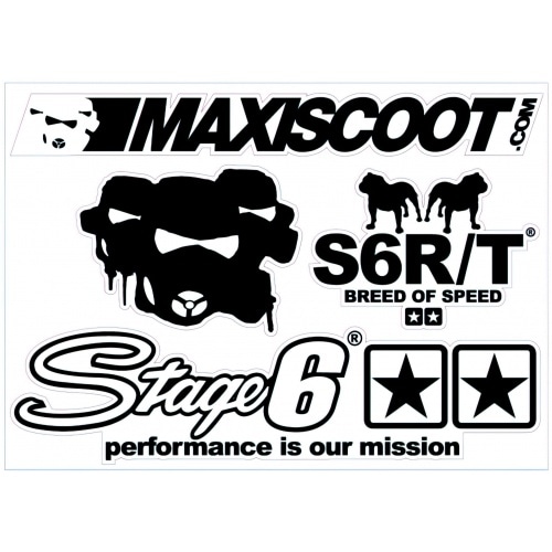 Maxiscoot stickers 140x100mm Maxiscoot stickers 140x100mm