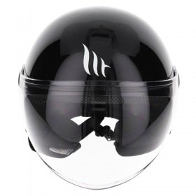 Jet / Open Face Helmet MT Street Uni black glossy