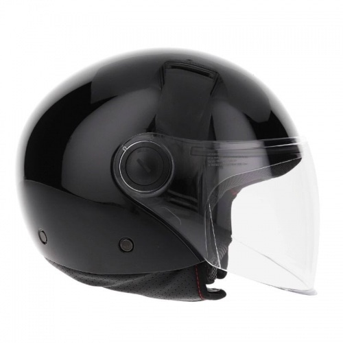 Jet / Open Face Helmet MT Street Uni black glossy Jet / Open Face Helmet MT Street Uni black glossy