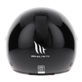 Jet / Open Face Helmet MT Street Uni black glossy