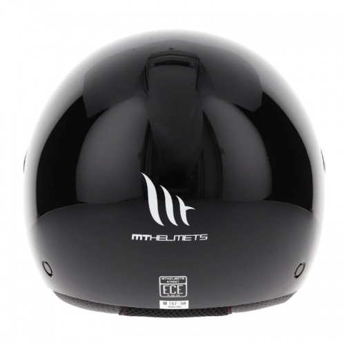 Jet / Open Face Helmet MT Street Uni black glossy Jet / Open Face Helmet MT Street Uni black glossy