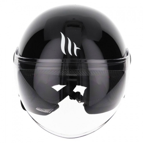 Jet / Open Face Helmet MT Street Uni black glossy Jet / Open Face Helmet MT Street Uni black glossy