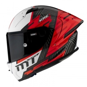 Full Face Helmet MT Helmets KRE+ Carbon Brush A5 red