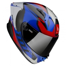 Full Face Helmet MT Helmets KRE+ Carbon Projectile D7 blue