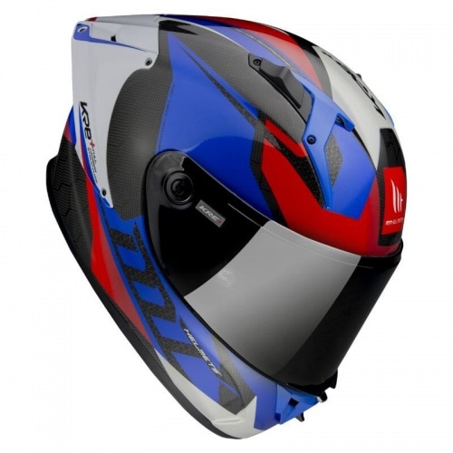 Full Face Helmet MT Helmets KRE+ Carbon Projectile D7 blue Full Face Helmet MT Helmets KRE+ Carbon Projectile D7 blue