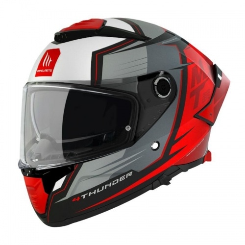 Full Face Helmet MT Helmets Thunder 4 SV Pental red / grey Full Face Helmet MT Helmets Thunder 4 SV Pental red / grey