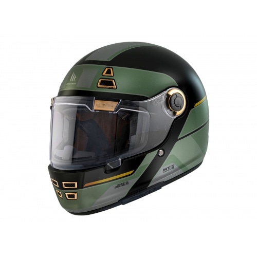 Full Face Helmet MT Helmets Jarama 68TH khaki glossy green Full Face Helmet MT Helmets Jarama 68TH khaki glossy green