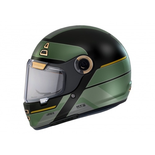 Full Face Helmet MT Helmets Jarama 68TH khaki glossy green Full Face Helmet MT Helmets Jarama 68TH khaki glossy green