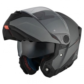 Flip-up Helmet MT Helmets ATOM 2 matte grey