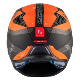 Flip-Up Helmet MT Helmets Streetfighter SV S Totem grey / orange