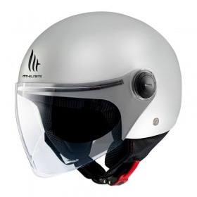 Open Face Helmet MT Helmets Street white