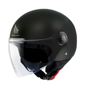 Open Face Helmet MT Helmets Street matte black