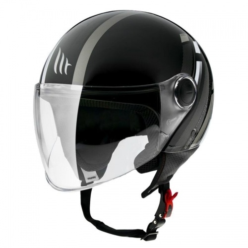 Open Face Helmet MT Helmets Street Scope D2 black / grey Open Face Helmet MT Helmets Street Scope D2 black / grey