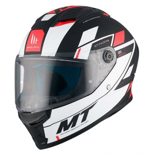 Full Face Helmet MT Helmets Stinger 2 Zivze black / white Full Face Helmet MT Helmets Stinger 2 Zivze black / white