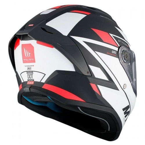 Full Face Helmet MT Helmets Stinger 2 Zivze black / white Full Face Helmet MT Helmets Stinger 2 Zivze black / white
