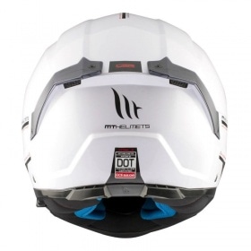 Flip-up Helmet MT Helmets Atom 2 SV glossy white
