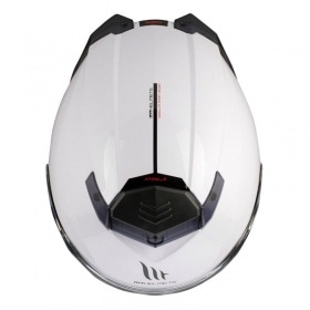 Flip-up Helmet MT Helmets Atom 2 SV glossy white