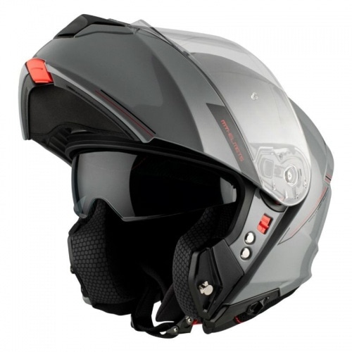 Flip-up Helmet MT Helmets GENESIS glossy grey Flip-up Helmet MT Helmets GENESIS glossy grey