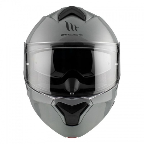Flip-up Helmet MT Helmets GENESIS glossy grey Flip-up Helmet MT Helmets GENESIS glossy grey