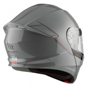 Flip-up Helmet MT Helmets GENESIS glossy grey