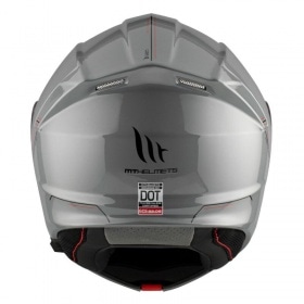Flip-up Helmet MT Helmets GENESIS glossy grey