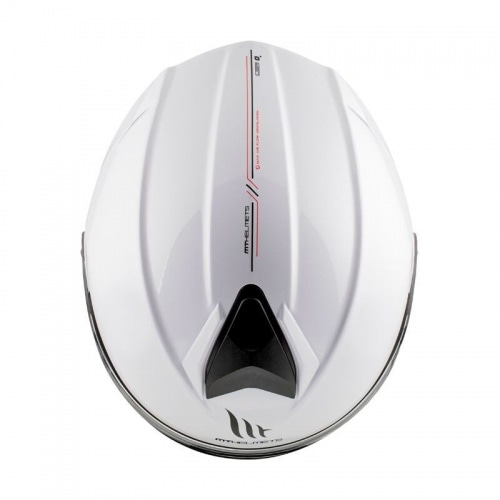 Flip-up Helmet MT Helmets GENESIS glossy white Flip-up Helmet MT Helmets GENESIS glossy white