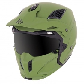 Trials Helmet MT Streetfighter SV solid matte green XS
