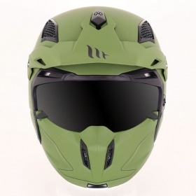 Trials Helmet MT Streetfighter SV solid matte green XS